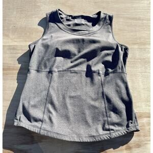 Duluth Trading Grow Getter Tank Top Sleeveless Blend Cycling‎ Women's Gray Large